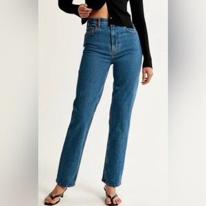 Abercrombie‎ & Fitch The 90’s Straight Ultra High Rise Jeans Size 6